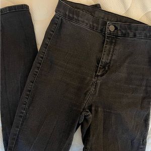 Washed black top shop joni jeans 28/32